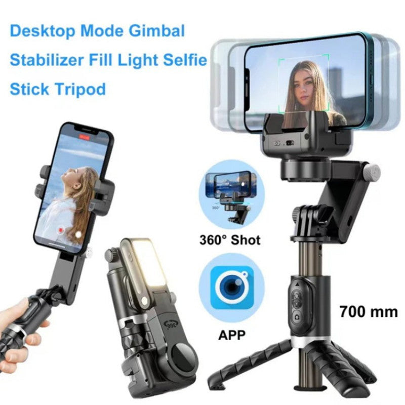💥Offerta a tempo limitato - 50% di sconto💥Stabilizzatore cardanico a 3 assi, girevole a 360° e pieghevole per smartphone