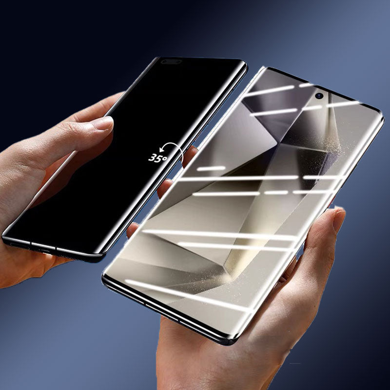 4K HD/Privacy Screen Armored Glass Display Protection Film med automatisk støvfjerningsfunksjon for Samsung