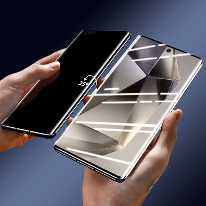 4K HD/Privacy Screen Armored Glass Display Protection Film med automatisk støvfjerningsfunksjon for Samsung