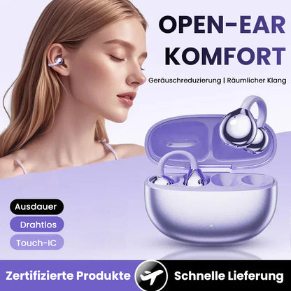 Cuffie bluetooth con clip per orecchie