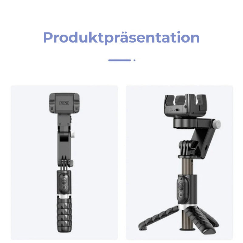 💥Offerta a tempo limitato - 50% di sconto💥Stabilizzatore cardanico a 3 assi, girevole a 360° e pieghevole per smartphone
