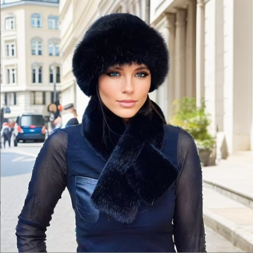 🎅 Festliche Vorratssale🧣👒Perfektes Set: Winterschal & Plüschmütze - Das Wärme-Duo für frostige Tage🎁