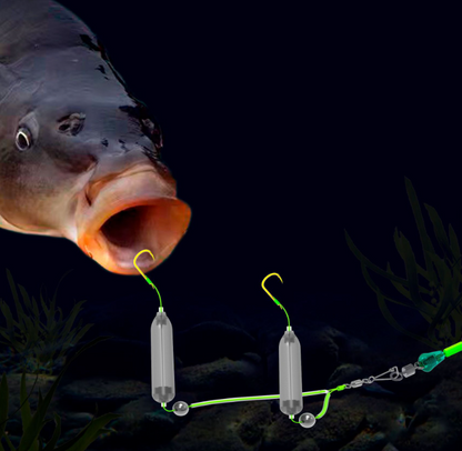 🎣⚡ Doppelhaken-Reverse-Bottom-Rig! Die verbesserte Version steigert die Anschlussrate um 50 % – Schluss mit Hängenbleiben! 🎣