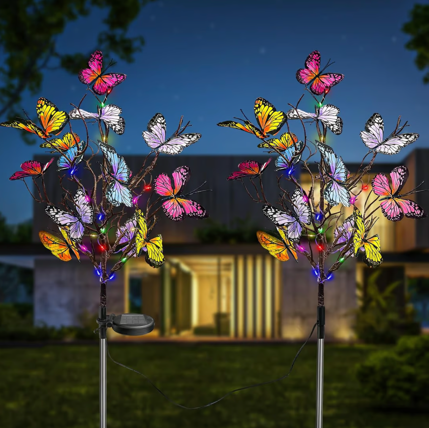 🔥 Zeitlich begrenztes Angebot | 🦋 Solarbetriebene Schmetterlingslampe für den Außenbereich 💐