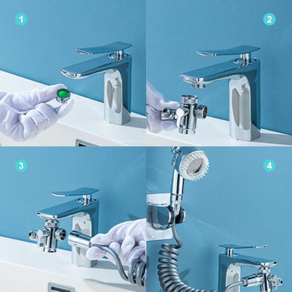 Vente chaude 36% de réduction💥Kit de pommeau de douche à pression pour éviers💦