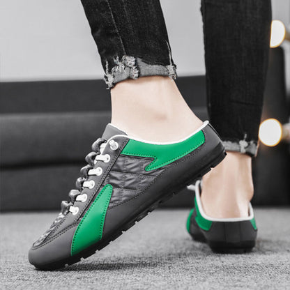 🎁Venta caliente 49% de descuento⏳Zapatillas deportivas sin talón para hombre
