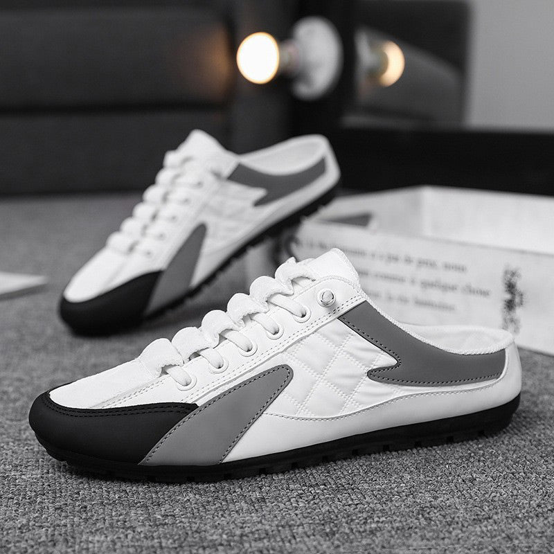 🎁Venta caliente 49% de descuento⏳Zapatillas deportivas sin talón para hombre
