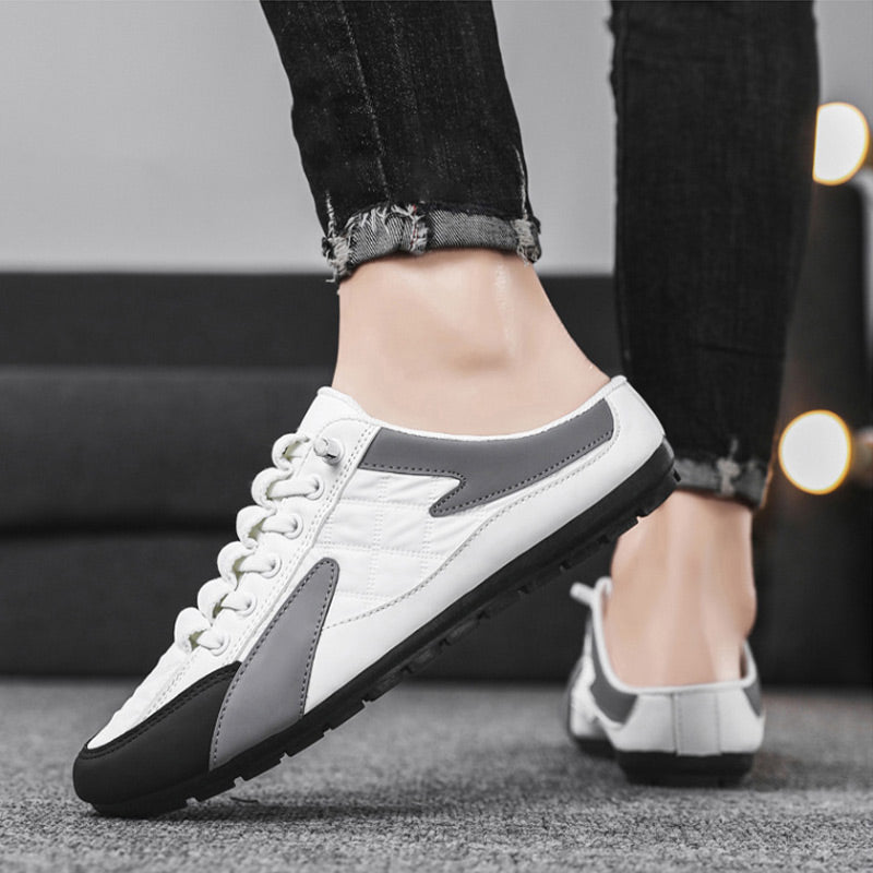 🎁Venta caliente 49% de descuento⏳Zapatillas deportivas sin talón para hombre