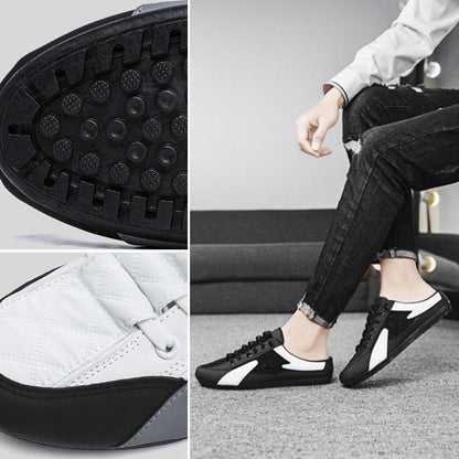 🎁Venta caliente 49% de descuento⏳Zapatillas deportivas sin talón para hombre