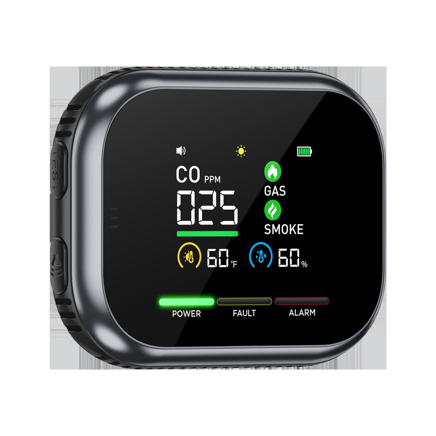 📢📢50 % Rabatt!!🏠✨Multigas‑Alarm mit LCD‑Display | CO‑, Gas‑ und Rauchmelder, Temperatur‑ und Luftfeuchtigkeitsüberwachung