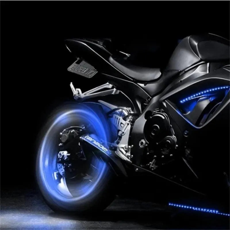 💧 50% RABATT! Wasserdichte LED-Radlichter – RGB-Speichenlicht, IPX6, USB-C, werkzeugfreie Montage, 30 Muster – Nachtsichtbarkeit & Style für Stadt-, MTB- & Falträder 🚲