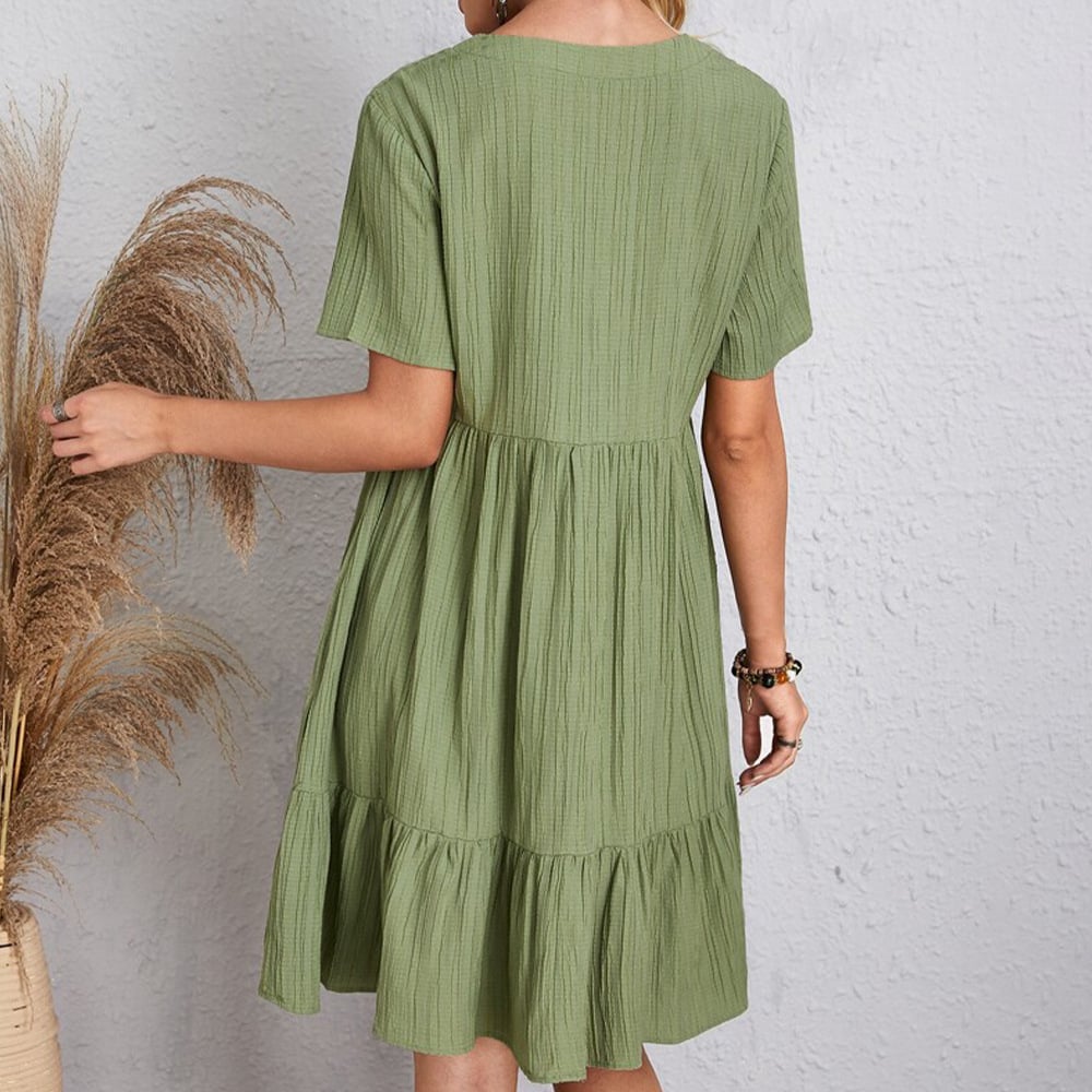 👚💃Estate calda 50% di sconto 💥 un abito in pizzo con vita ampia