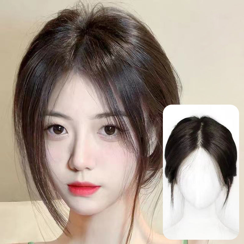 🔥Natural clip-on partial bangs hairpiece