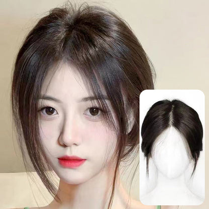 🔥Natural clip-on partial bangs hairpiece