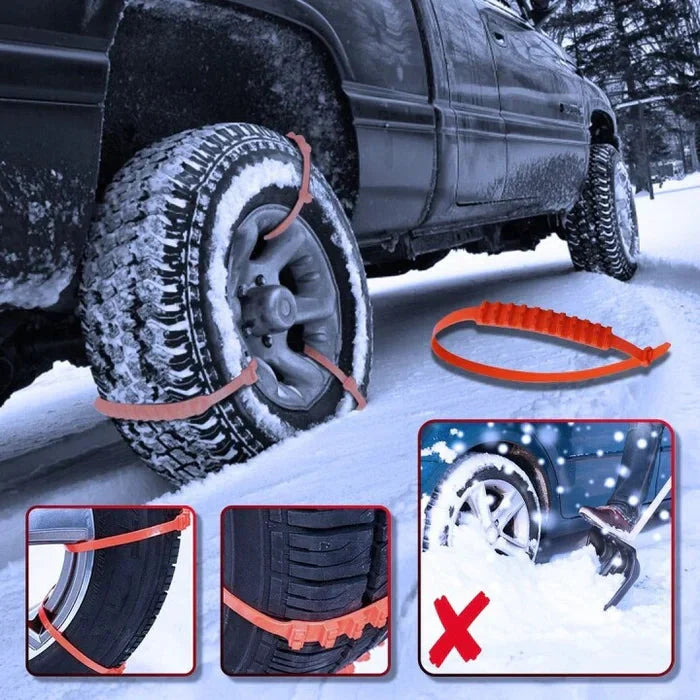 ⛓️ 50% RABATT! 🚗 Rutschfeste Schneeketten – Einfache Montage, Hoher Grip auf Eis/Schnee & Maximale Winter-Sicherheit ❄️