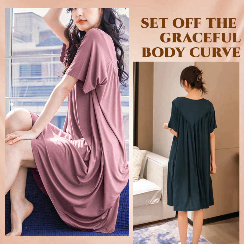 🛏️Saldi 49%👗Abito pigiama a maniche corte super morbido e confortevole