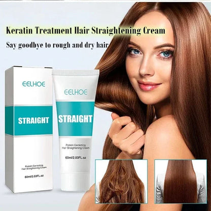 ✨HEIßER VERKAUF ✨Seiden- und Keratin-Haar-Glättungscreme