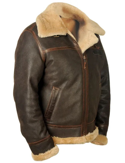 Fliegerjacke, schwere Ausführung🔥Kostenloser Versand