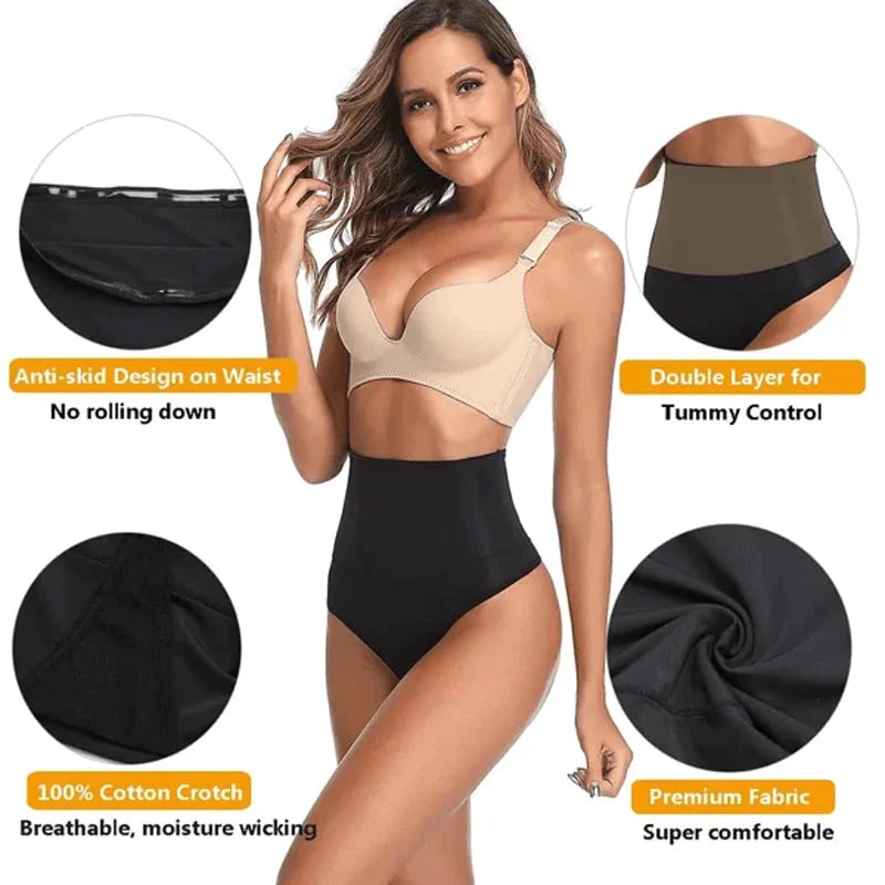 🔥Kaufen Sie 1 und erhalten Sie 1 gratis🔥Bauchfreie Shapewear-Höschen mit hoher Taille
