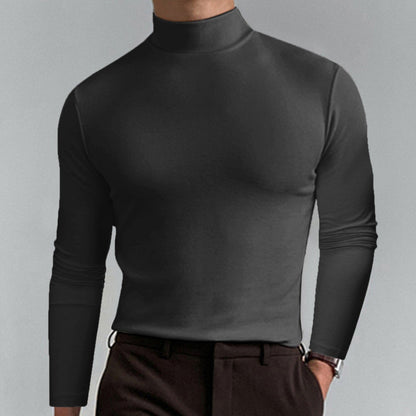 🔥Solange der Vorrat reicht 40 % Rabatt!🎉Slim Fit Langarm-T-Shirt für Herren mit Stehkragen