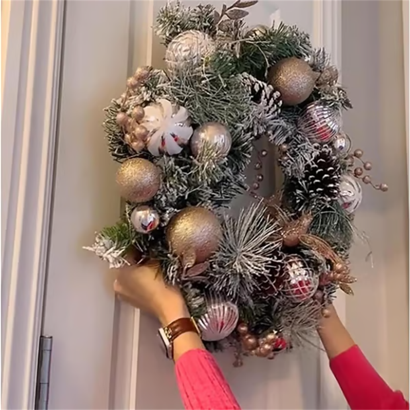 📢📢50% RABATT! ⏰Edelstahl-Saugnapfhaken für Weihnachtskränze