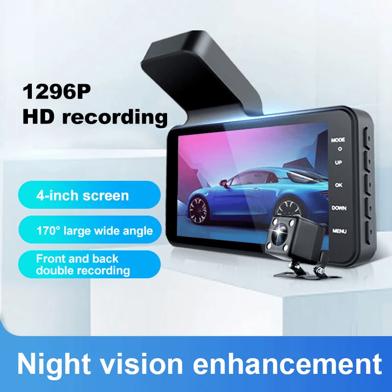 📹 Dual-Lens Dashcam mit 1080P HD & Nachtsicht – 170° Weitwinkel (Aktion: 49% sparen)