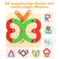 🧩 50% RABATT ! ✨ Montessori-Steckpuzzle - Holzformen mit Lernkarten für frühe Bildung & kreative Entwicklung 🎁🎄