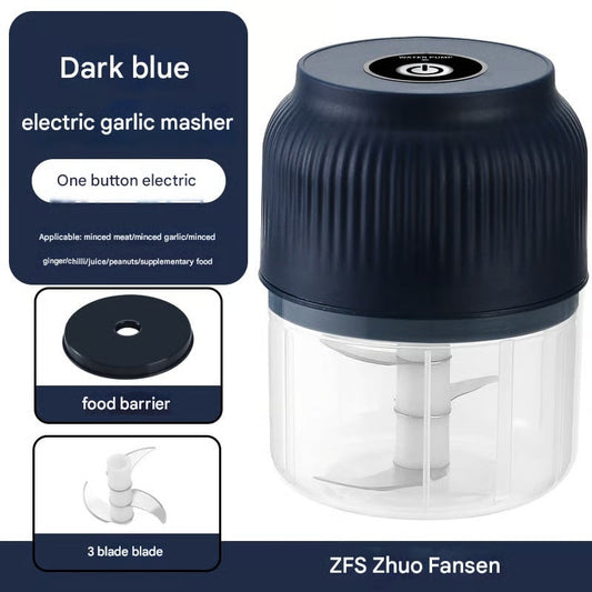 ✨ Elektrischer Knoblauchschneider & Tragbarer Mini-Gemüseschneider – Hacken, Zerkleinern & Mixen in Sekundenschnelle! ⏱️🔪