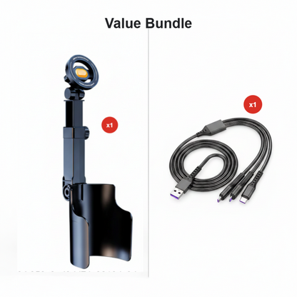 🔥 50% Rabatt!⏰🧲Handyhalterung für Getränkehalter im Auto – 360° verstellbar, starker N52-Magnet, Einhandbedienung, passend für alle Handys, stabile Magnet- und Klemmhalterungen für sicheres Fahren
