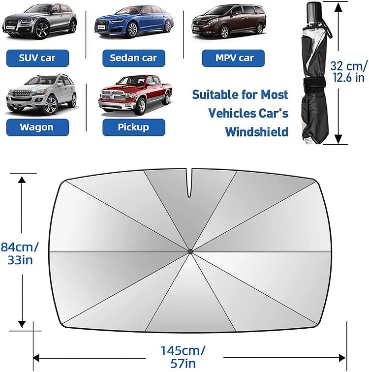 🔥50% RabattFaltbarer🌞Auto-Sonnenschutz für die Windschutzscheibe Neues Modell 2026