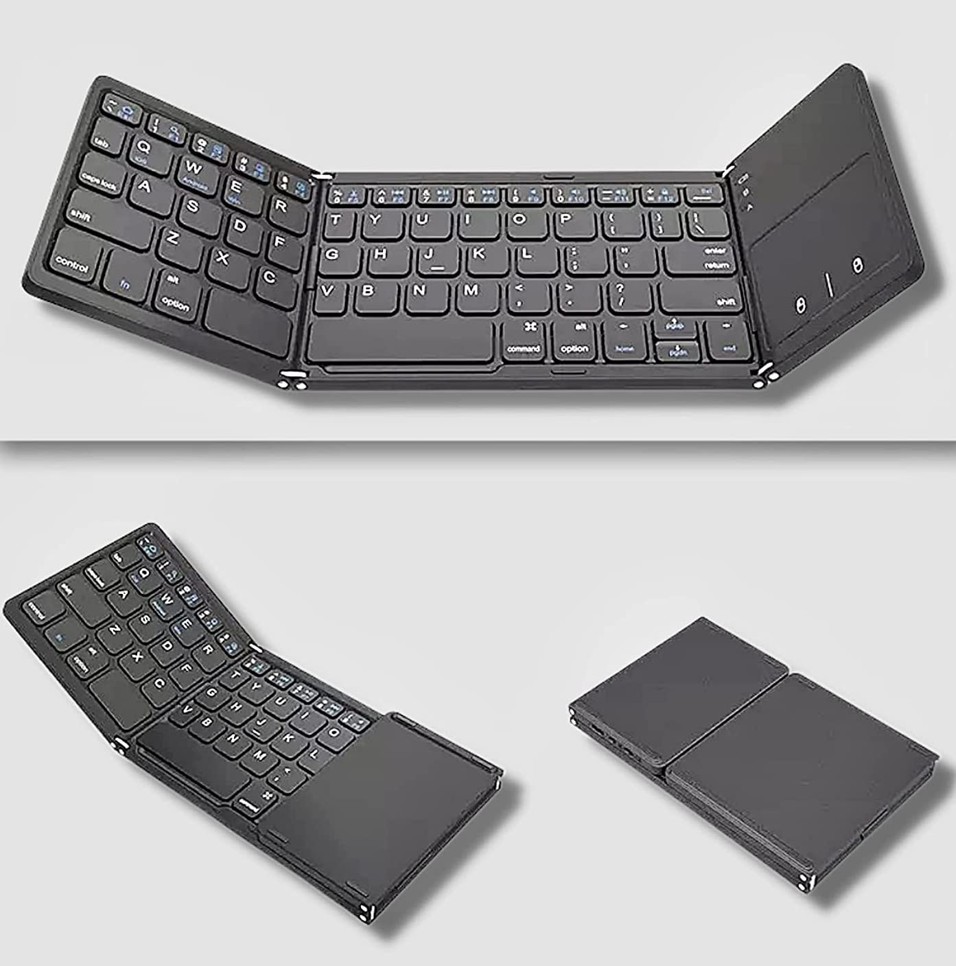 Clavier Bluetooth sans fil pliable pour le téléphone