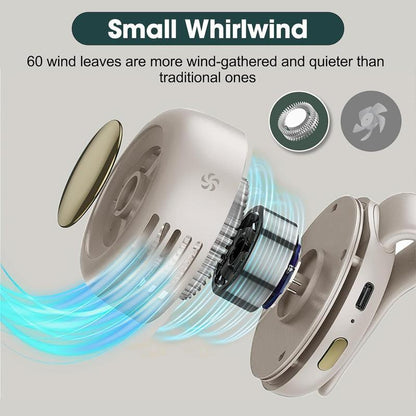 ❄️40% OFF!💨Um 360° drehbarer, tragbarer Mini-Clip-Ventilator