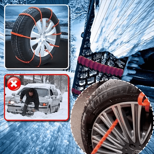 ⛓️ 50% RABATT! 🚗 Rutschfeste Schneeketten – Einfache Montage, Hoher Grip auf Eis/Schnee & Maximale Winter-Sicherheit ❄️