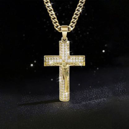 🎁Früher Weihnachts-Hot-Sale – 48% RABATT! 🎅✝️Jesus-Kruzifix-Anhänger-Halskette