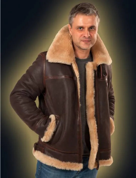 Fliegerjacke, schwere Ausführung🔥Kostenloser Versand