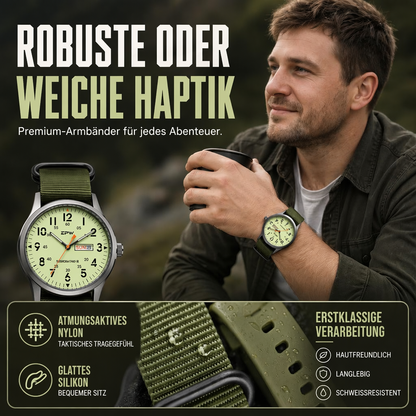⏳Zeitlich begrenztes Angebot⏰ Herren-Quarzuhr mit Leuchtanzeige – Doppeltes Leuchten, 30M Wasserresistent, Datumsanzeige 🕶️
