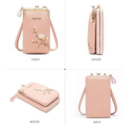 💗Heißer Verkauf 50 % Rabatt🌸Damen-Umhängetasche mit Handyhalterung