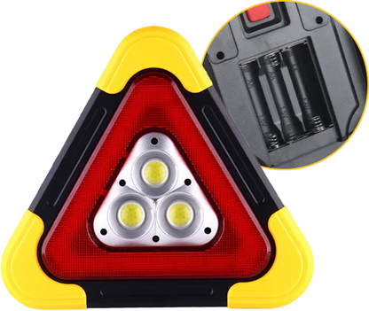 🚗Großes Sonderangebot – 50% Rabatt🆘3-IN-1 Dreieckige Solar-Notfall-Signalleuchte für den Straßenrand✨