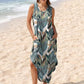 💖LETZTER TAG 60% RABATT💖Sommer Maxikleid: Urlaub-Strandkleid mit Taschen