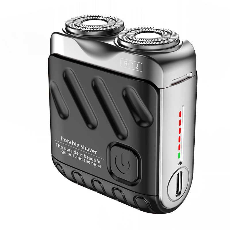 🖤Nuovo design 2025 sconto del 50%🖤rasoio elettrico rotante portatile a due anelli