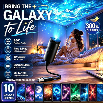 Plug-and-Play-HD-Projektor „Galaxy & Ocean“ als Nachtlicht🥳Über 50.000 zufriedene Nutzer