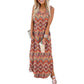 💖LETZTER TAG 60% RABATT💖Sommer Maxikleid: Urlaub-Strandkleid mit Taschen