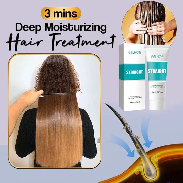 ✨VENDITA CALDA ✨Crema lisciante per capelli alla seta e cheratina
