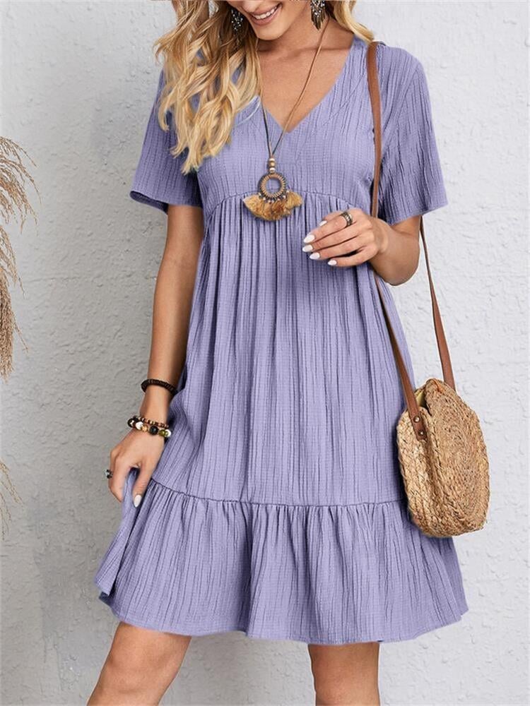 👚💃Estate calda 50% di sconto 💥 un abito in pizzo con vita ampia