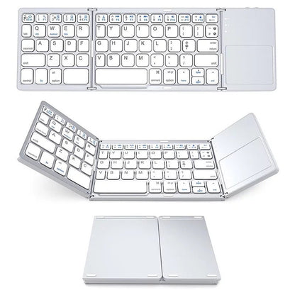 Clavier Bluetooth sans fil pliable pour le téléphone
