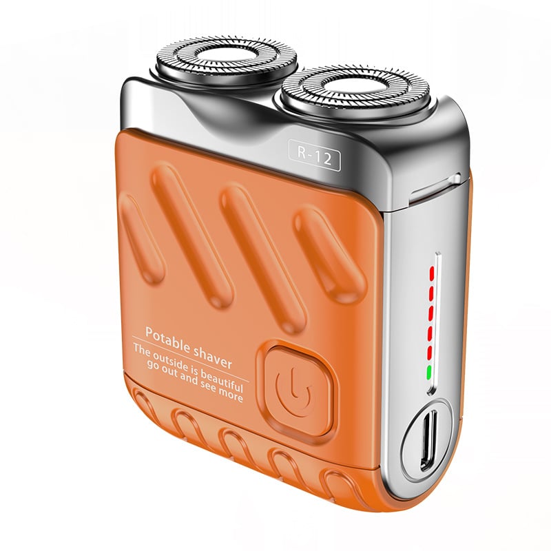 🖤Nuovo design 2025 sconto del 50%🖤rasoio elettrico rotante portatile a due anelli