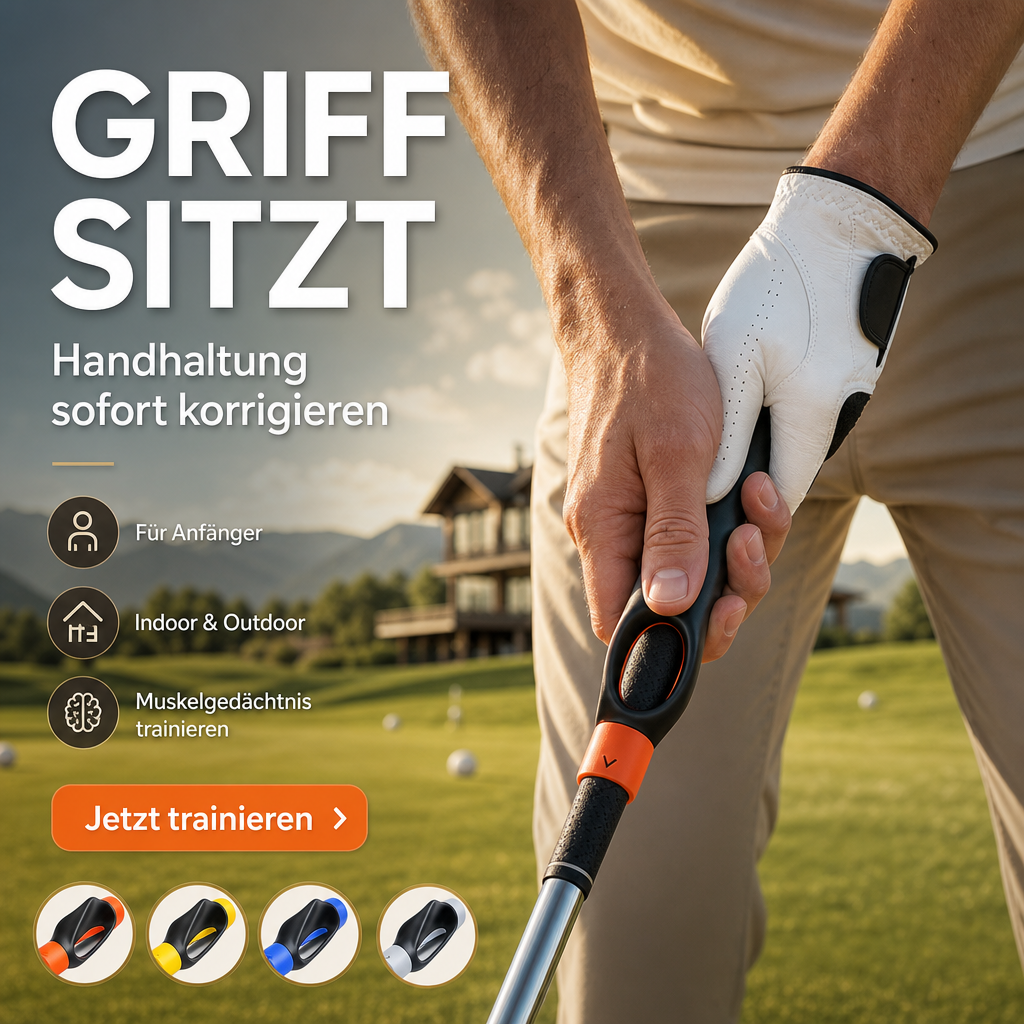 ⛳ Der Weg zu deinem Traumschwung: Profi Golf-Griff-Trainer mit Echtzeit-Feedback für präzisen Ballkontakt & maximale Kontrolle