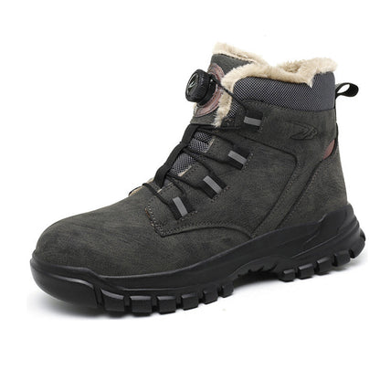 🔥Rutschfeste, leichte Sicherheitsstiefel der Klasse S3 für Unisex, ✅👍 mit stoßfesten Spikes, Anti-Smash- und Anti-Kompressions-Funktion