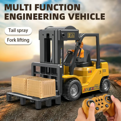✨🎅Weihnachtsangebote – Nur für kurze Zeit!⏰🚜1:64 Scale Mini Remote-Controlled Construction Vehicle