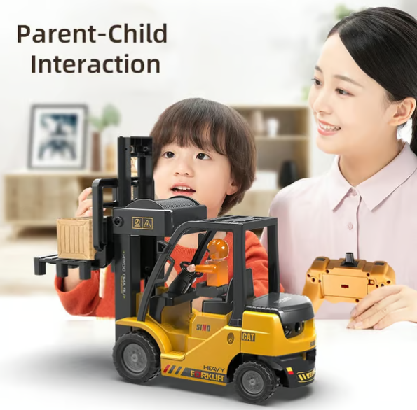 ✨🎅Weihnachtsangebote – Nur für kurze Zeit!⏰🚜1:64 Scale Mini Remote-Controlled Construction Vehicle